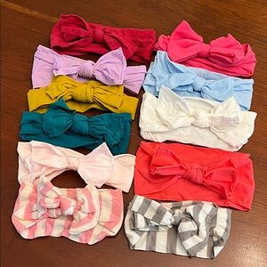 Colorful Baby Nylon Headband Set